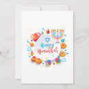 Zoek naar joodse symbolen kaarten Happy hanukkah