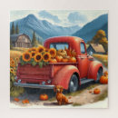 Recherche de camion rouge puzzles Pays