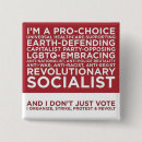 Zoek naar gezondheidszorg buttons Socialisme