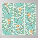 Zoek naar abstracte bloemen posters Retro