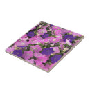 Recherche de fleur violette carreaux Pour elle
