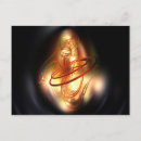 Recherche de coeur brillant cartes postales Rouge