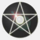 Recherche de pentagrammes autocollants Sorcière