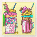 Recherche de nourriture kawaii dessous de verres Crème glacée