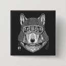 Recherche de animal familier badges Rétro