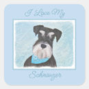 Recherche de chien de schnauzer autocollants Miniature
