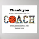 Recherche de basketbal posters Coach