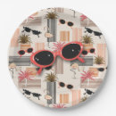 Recherche de exotique assiettes en papier Palmiers