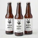 Recherche de halloween bière étiquettes Noir et blanc