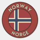 Recherche de drapeau scandinave autocollants Norvégien