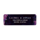 Recherche de address return labels mariages Aquarelle