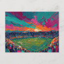 Recherche de stade football cartes postales Soccer
