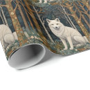 Recherche de loups papier cadeau Blanc
