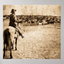 Recherche de cowboy vintage art Bétail