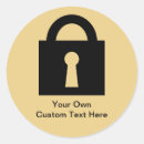 Recherche de verrous autocollants Verrouiller