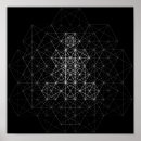 Zoek naar wit patroon posters Geometrisch