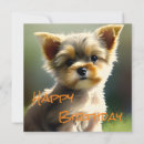 Recherche de yorkshire terrier anniversaire cartes Amoureux des chiens
