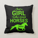 Recherche de fille de cheval coussins Pour enfants