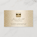 Recherche de fiancaille cartes visite Monogramme