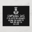 Recherche de confucius cartes postales Humour