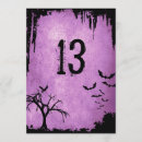 Recherche de halloween cartes table Violet