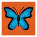 Zoek naar blauwe vlinders posters Vleugels