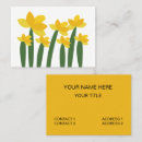 Recherche de narcisse cartes visite Floral
