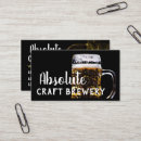 Recherche de logo bière cartes visite Moderne