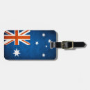 Recherche de drapeau australien bagages étiquettes Pays