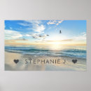 Recherche de oiseau de vol posters Plage