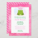 Recherche de grenouille rose invitations Fille