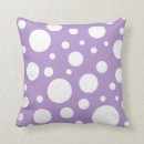 Recherche de pois violet coussins À petits pois