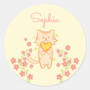 Recherche de chat orange autocollants Pour elle