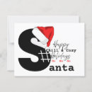 Recherche de père noël drôle cartes postales Plage