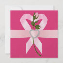 Recherche de ruban rose de cancer invitations Sensibilisation au cancer