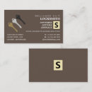 Recherche de serrure et clé cartes visite Customer