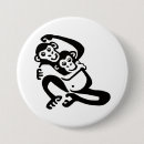 Zoek naar chimpansee buttons Primaat