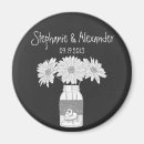 Recherche de pot de maçon magnets Rustique