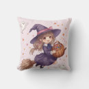 Recherche de sorcière mignonne coussins Toute personne