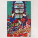 Recherche de belle dame puzzles Vintage