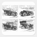Recherche de voitures anciennes autocollants Vintage