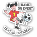 Zoek naar voetbal meisje stickers Voetbalspeler