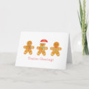 Recherche de gingerbread vœux cartes Vacances heureuses