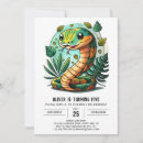 Recherche de serpent anniversaire invitations Garçon