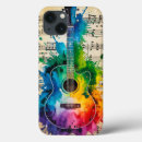 Recherche de musique de feuille iphone coques Guitare