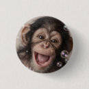 Zoek naar chimpansee buttons Aap