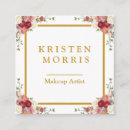 Recherche de cadre floral cartes visite Maquilleur