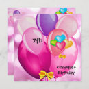Recherche de pink balloon invitations Bleu