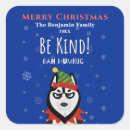 Recherche de anti noël autocollants Bah humbug