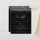 Recherche de black bridal shower invitations Budget